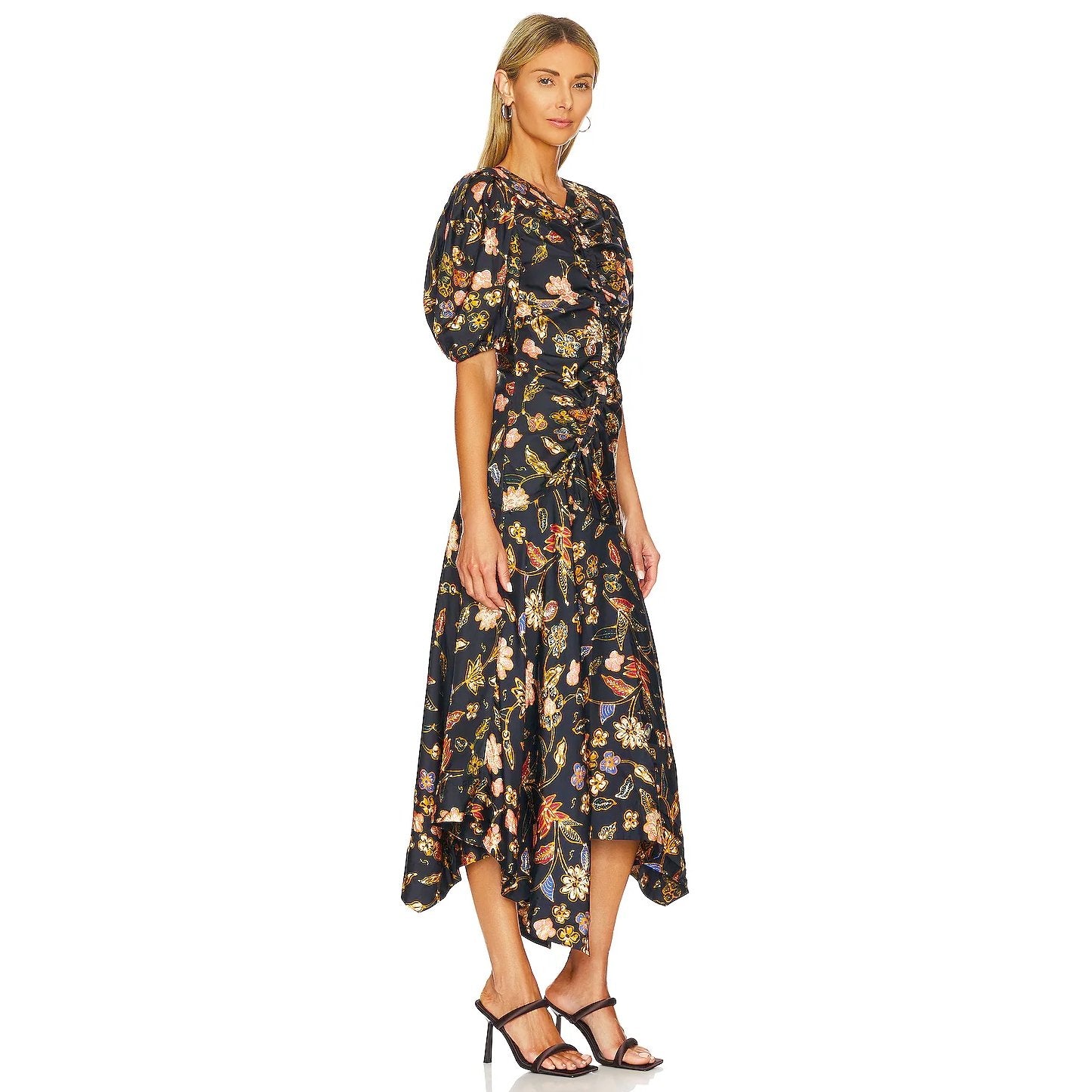 Vestido Midi Floral Botânico - Partage