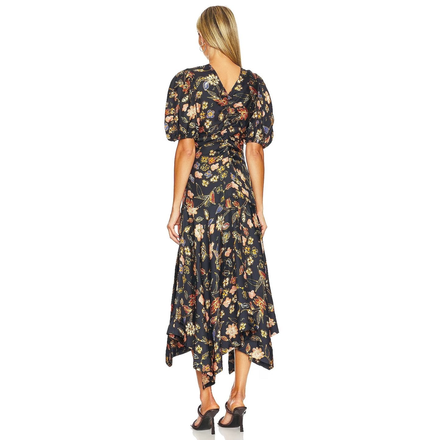 Vestido Midi Floral Botânico - Partage