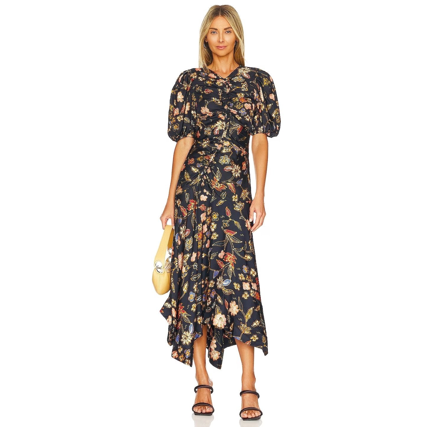 Vestido Midi Floral Botânico - Partage